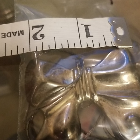 Vintage bow with silver tone necklace PM 1548 - Picture 8 of 9